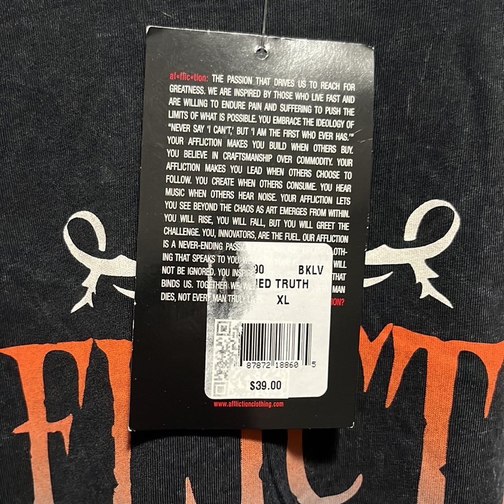 New Affliction t-shirt - Picture 2 of 3